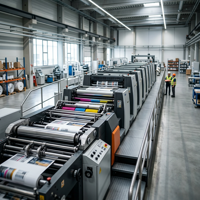 Offsetdruck Maschine
