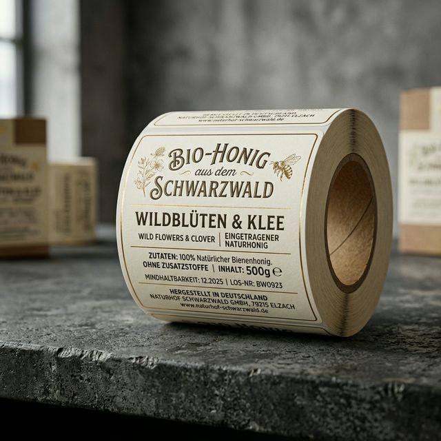 Etiketten (Rolle & Bogen)